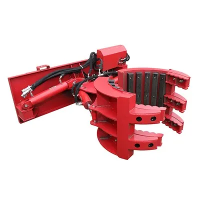 Skid steer blat idrawliku u handler tas-siġar